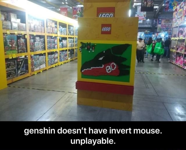 Genshin doesn't have invert mouse. unplayable. - genshin doesn’t have ...