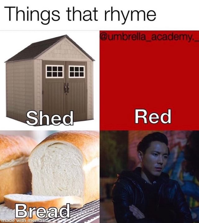 Things that rhyme  )