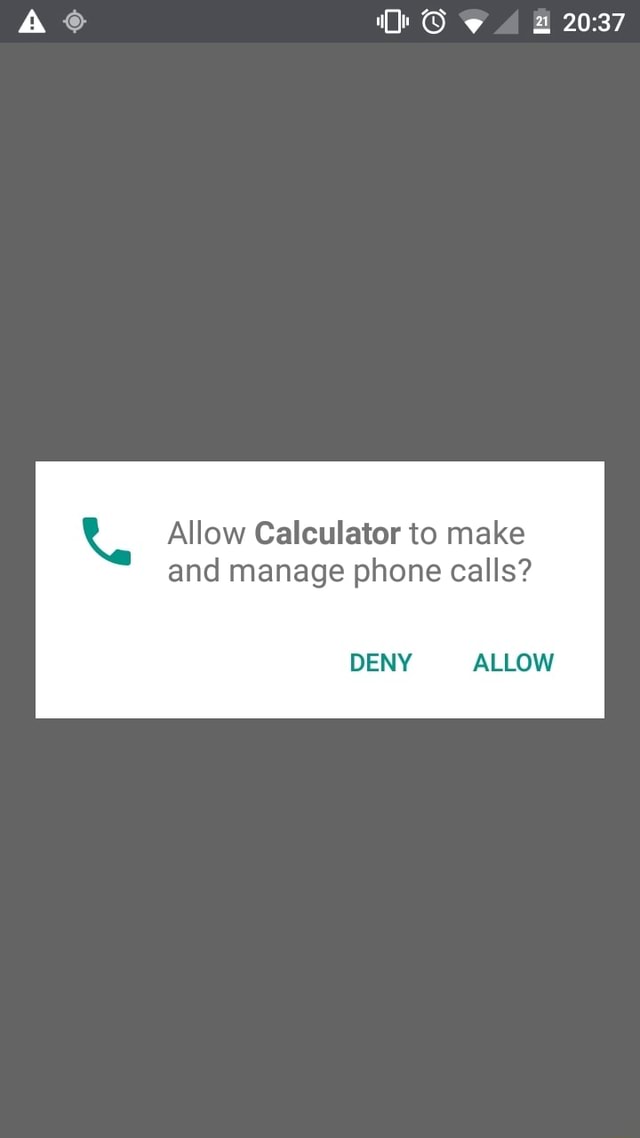 Allow My Account Downloader To Make And Manage Phone Calls Allow Calculator to make and manage phone calls? DENY ALLO W - seo.title
