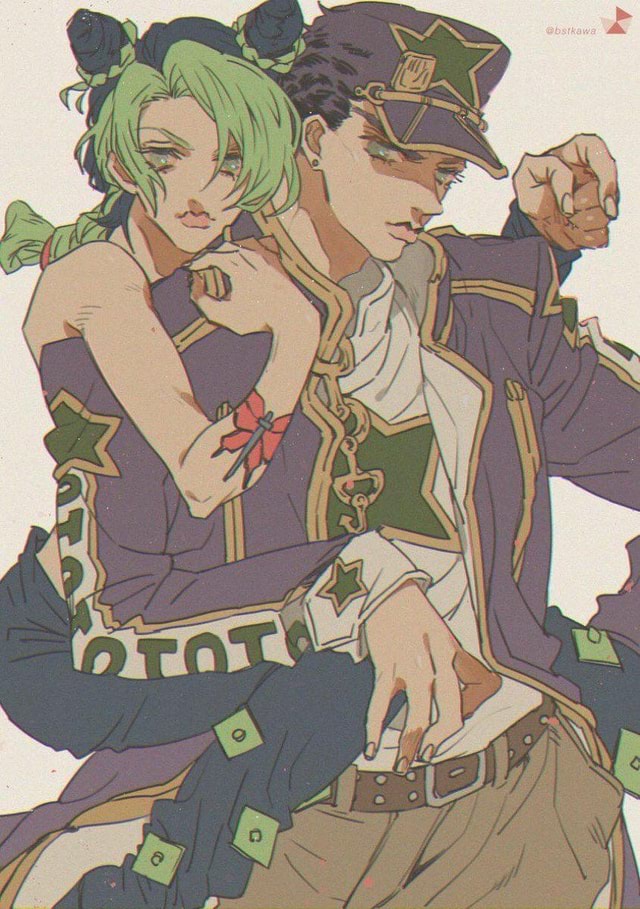 Jolyne + Jotaro Jjba )