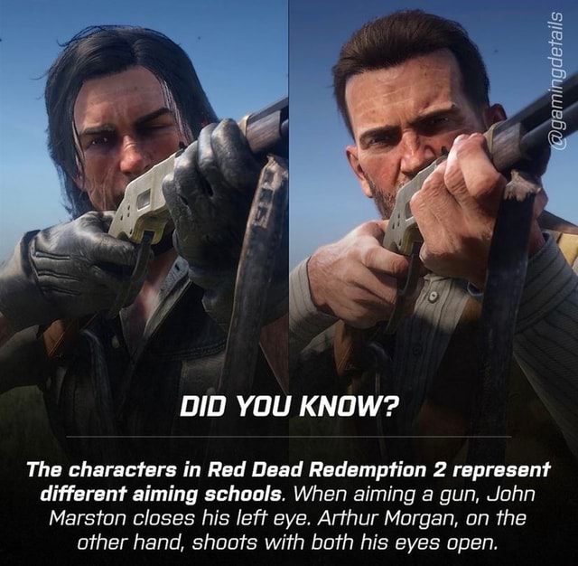 Gamingdetails DID YOU KNOW? The characters in Red Dead Redemption 2 ...