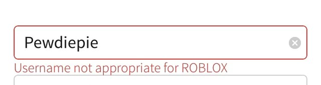 Username Not Appropriate For Roblox - username not appropriate for roblox