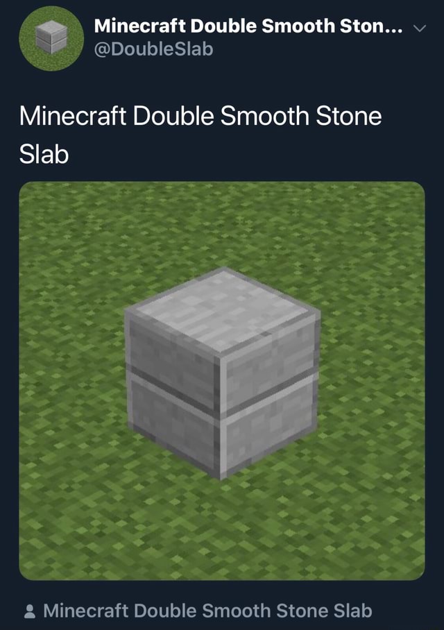 Minecraft Double Smooth Stone Minecraft Double Smooth Stone Slab