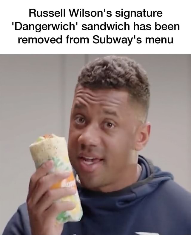 Russell Wilson's 'dangerwich' appears to have been removed from Subway menu  following backlash