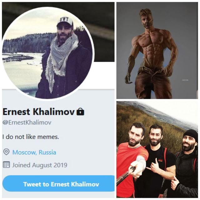 Ernest Khalimov vs Gigachad #shorts #memes 