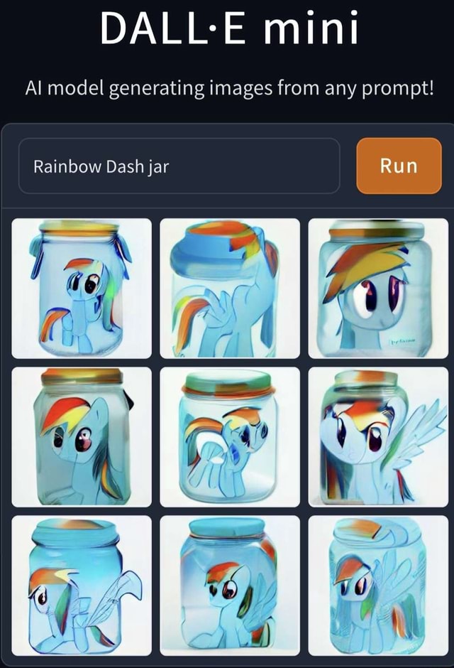 rainbow dash jar radiator