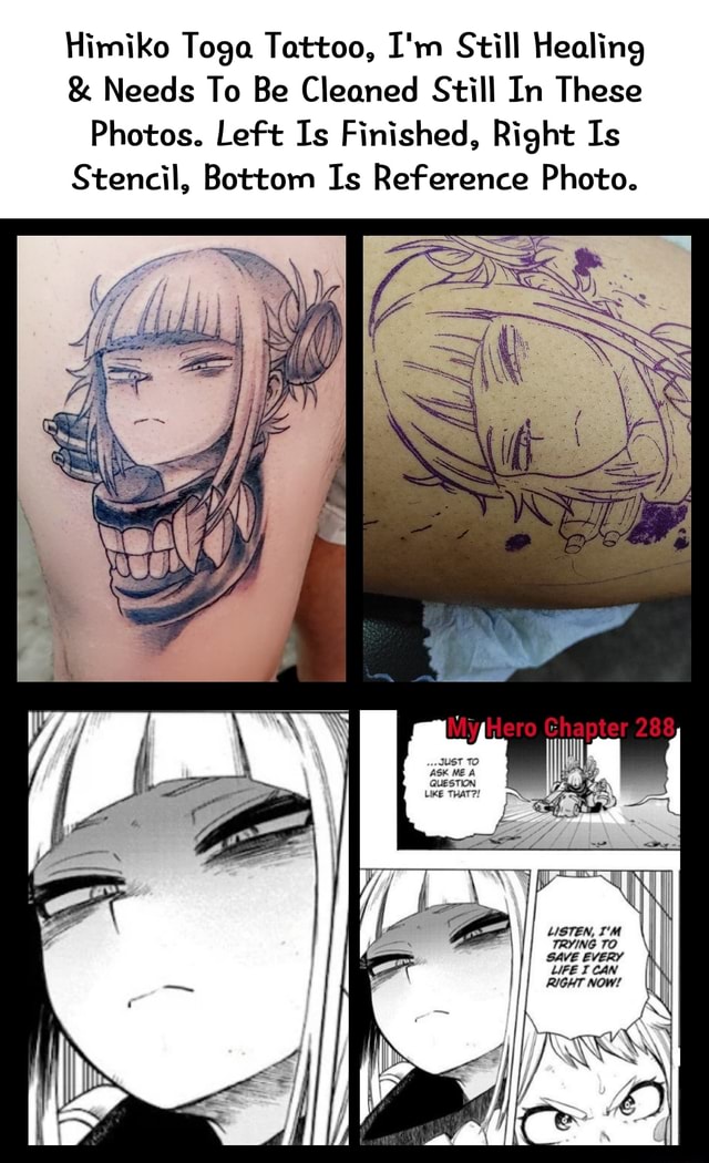 Dazhi 大智 on Instagram myheroacademia himikotoga   Anime tattoos  Creative tattoos Sleeve tattoos