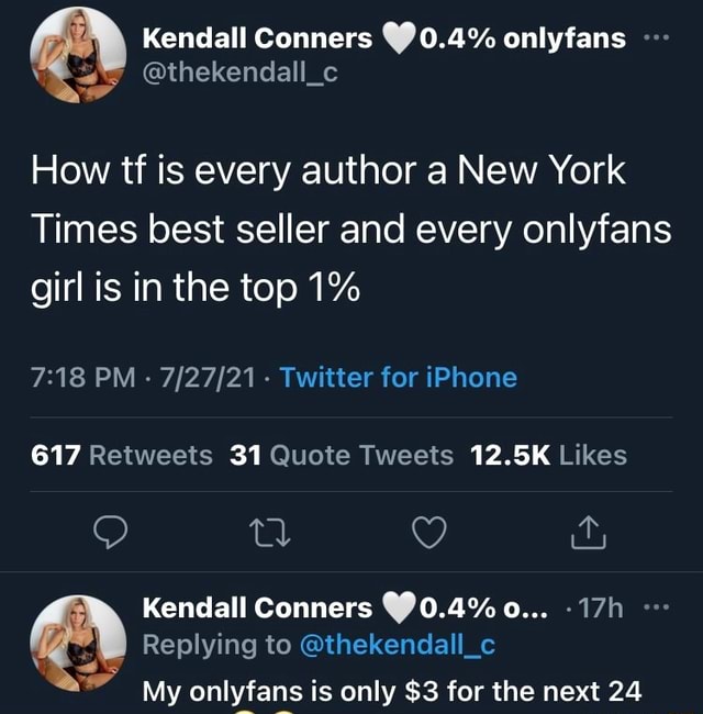 Kendall conners onlyfans