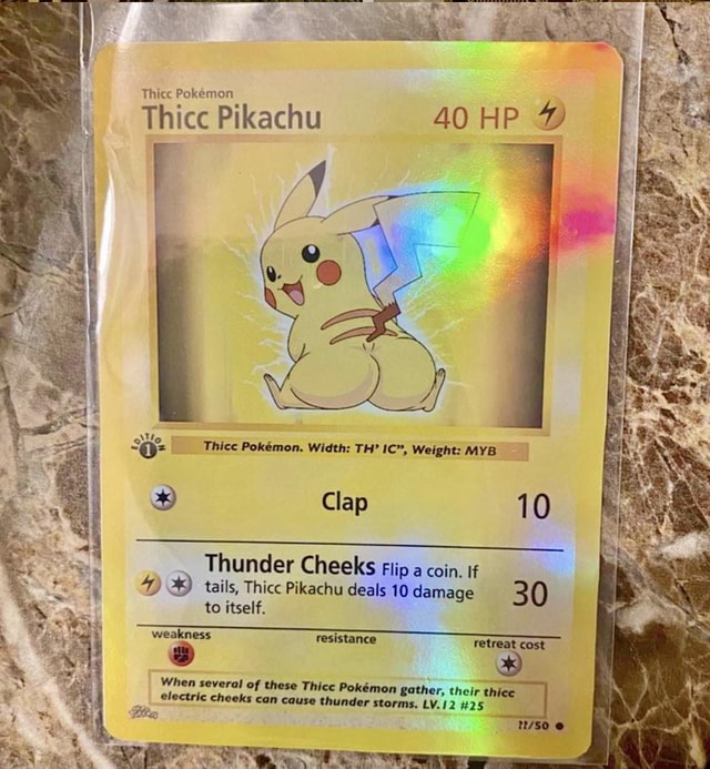 Tine Pokmon Thicc Pikachu Thice Pokmon. Width: TH? IC