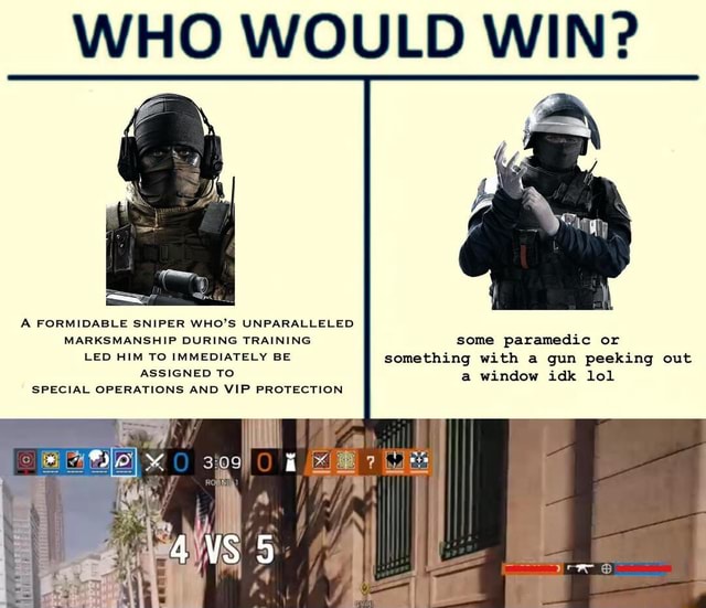 WHO WOULD WIN? A FORMIDABLE SNIPER WHO'S UNPARALLELED MARKSMANSHIP ...