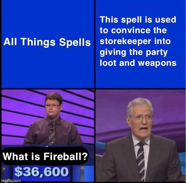 Spell To Convince The All Things Spells Storekeeper Into Giving The 