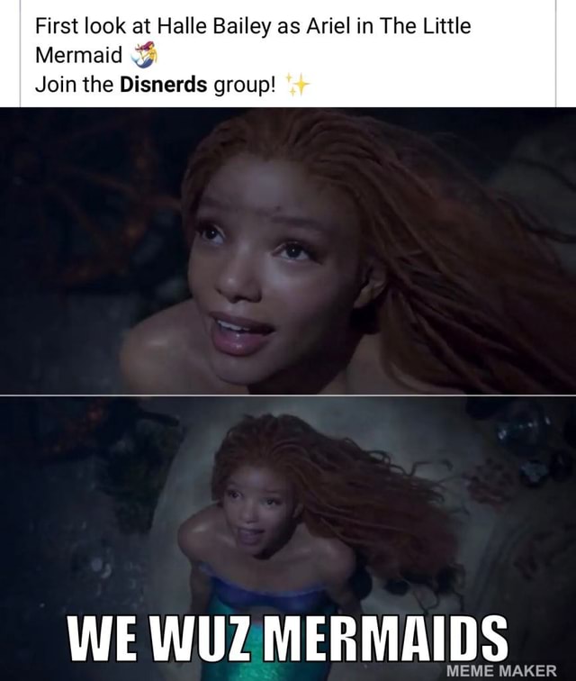 First look at Halle Bailey as Ariel in The Little Mermaid Join the ...