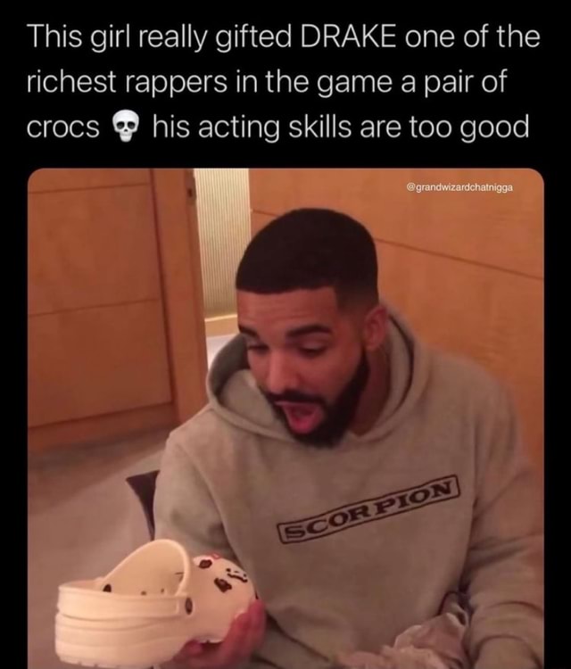 drake crocs