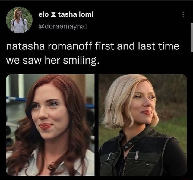 Elo X Tasha Loml @doraemaynat Natasha Romanoft First And Last Time We 