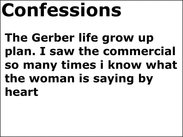 gerber life grow up plan script