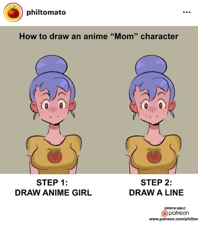 Philtomato to draw an anime 