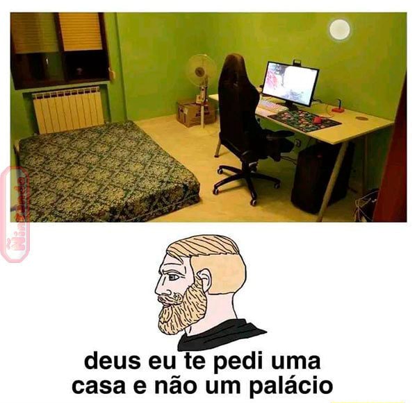 Deus eu te pedi uma casa e não um palácio iFunny