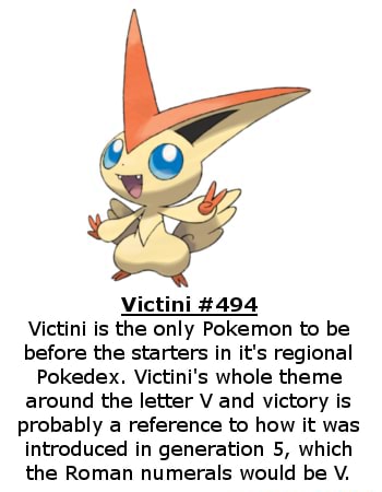 Victini  Pokédex