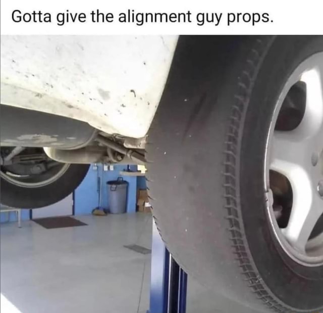 Perfect Alignment Funny Gotta give the alignment guy props. - iFunny