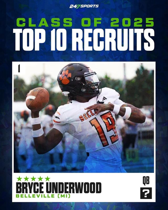 The Top 10 recruits in the updated 2025 rankings 🏈 Hit the link in our