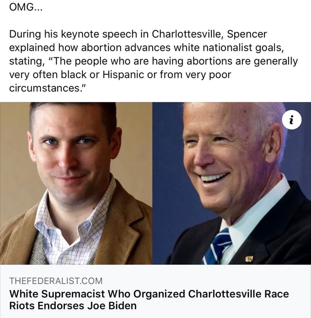 OMG... During His Keynote Speech In Charlottesville, Spencer Explained ...