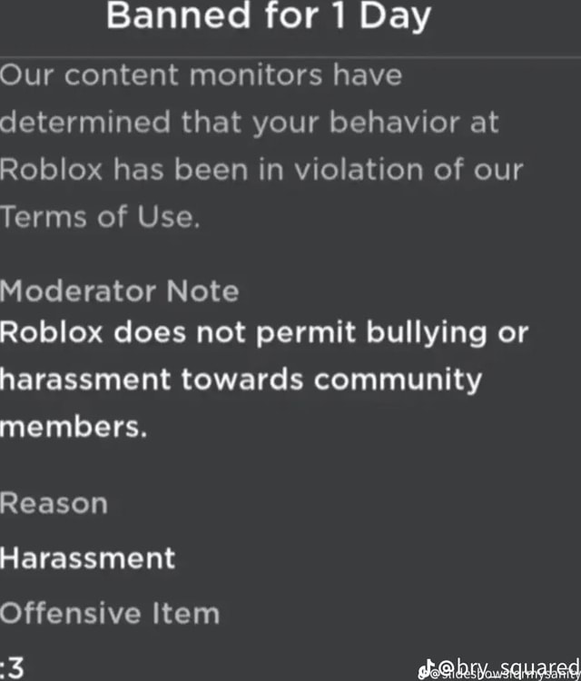 Banned for Day Our content monitors have determined that your behavior ...