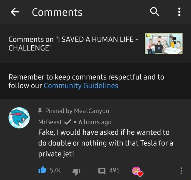 I SAVED A HUMAN LIFE - CHALLENGE 