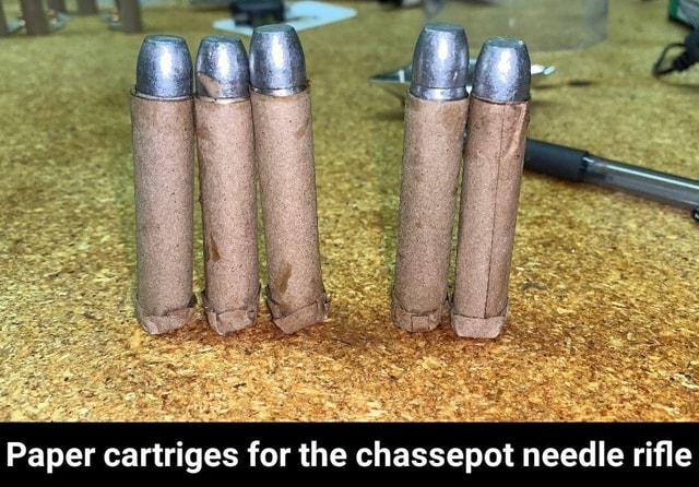 Paper cartriges for the chassepot needle rifle - Paper cartriges for ...