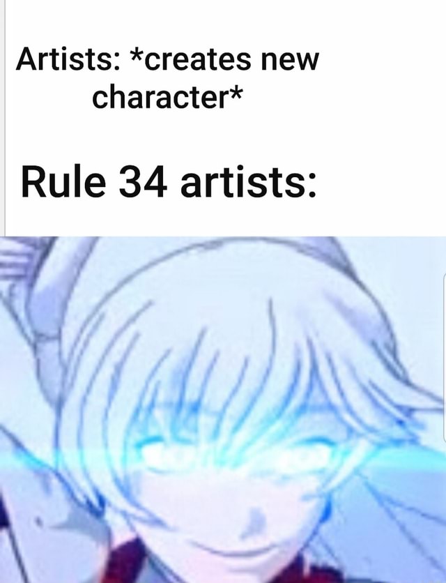 Artists Creates New Character Rule 34 Artists Ifunny