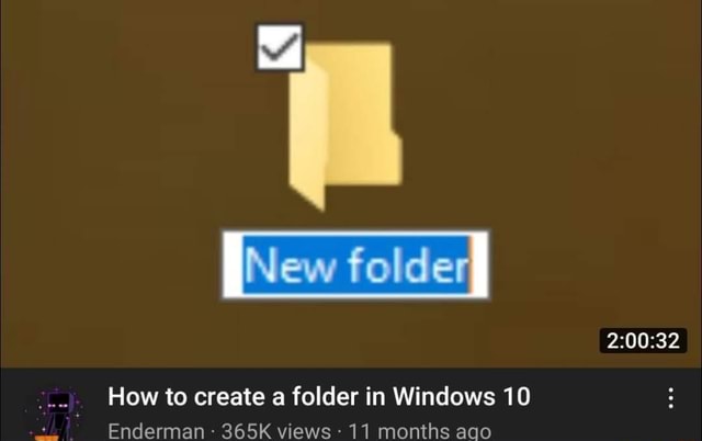 new-folde-how-to-create-a-folder-in-windows-10-enderman-365k-views-11