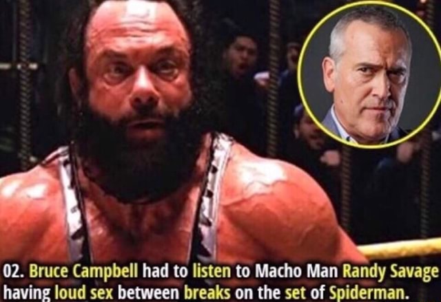 Video: Bruce Campbell Listened To Macho Man Randy Savage Have Sex