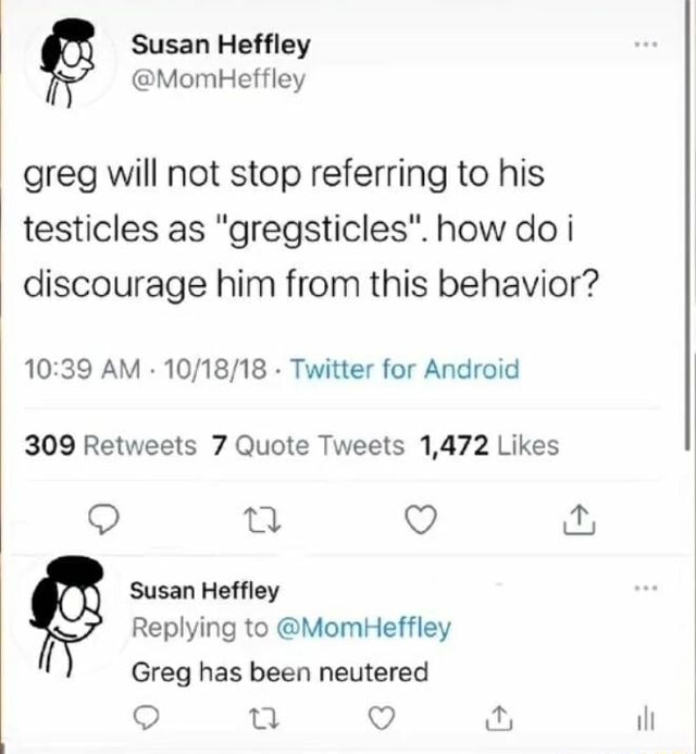 Susan Heffley MombHeffley greg will not stop referring to his