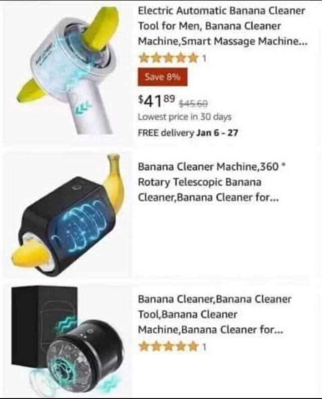 Electric Automatic Banana Cleaner Tool for Men, Banana Cleaner Machine ...