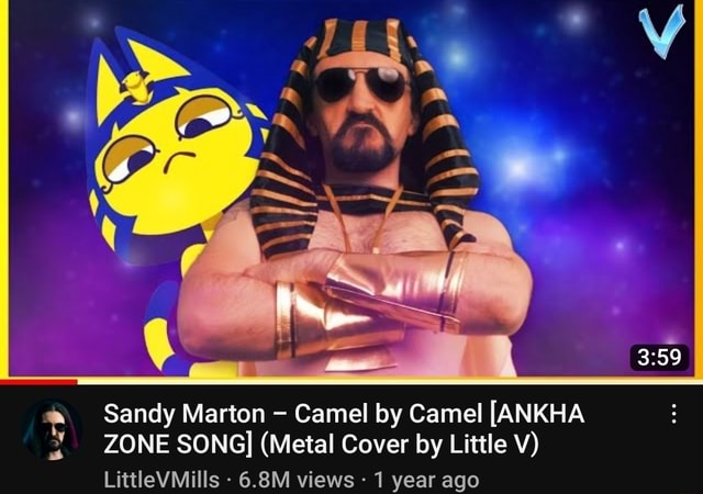 Sandy Marton Camel By Camel [ANKHA ZONE SONG] (Metal Cover By Little V ...