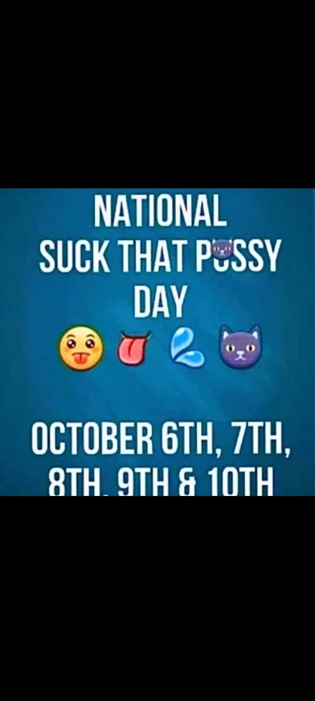 National best pussy day