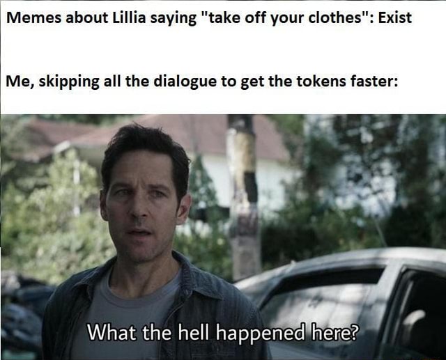 Memes about Lillia saying 