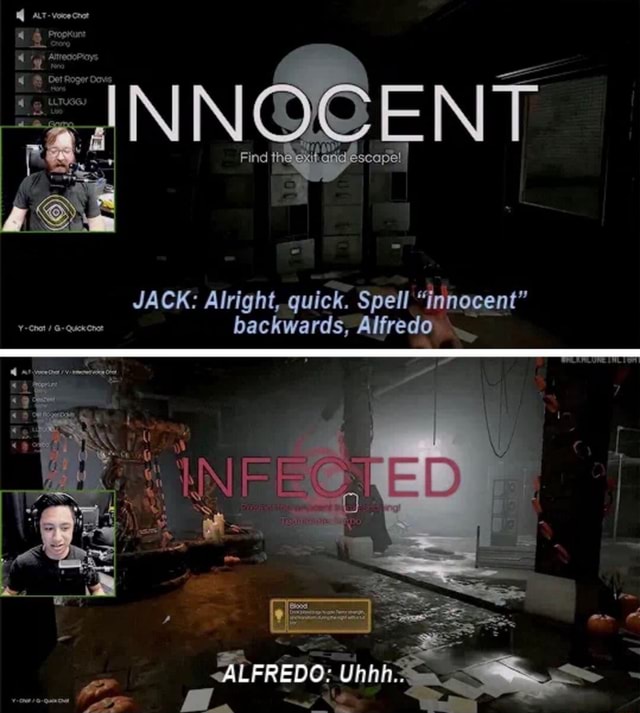 Jack Alright Quick Spell Innocent Backwards Alfredo
