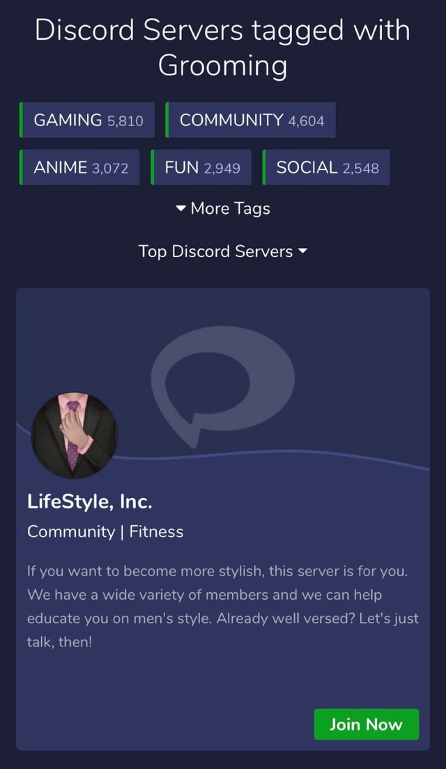 Discord servers tagged with anime