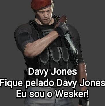 Davy Jones I Fique Pelado Davy Jones Eu Sou O Wesker IFunny Brazil