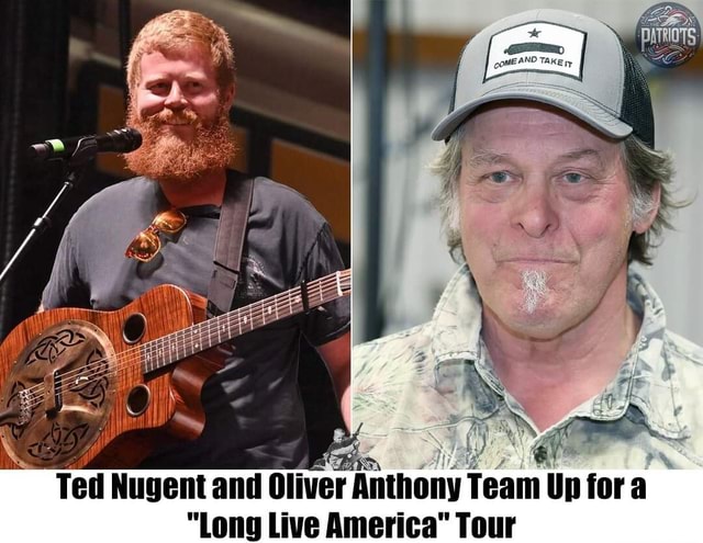 Ted Nugent and Oliver Anthony Team Up for a "Long Live America" Tour -  iFunny