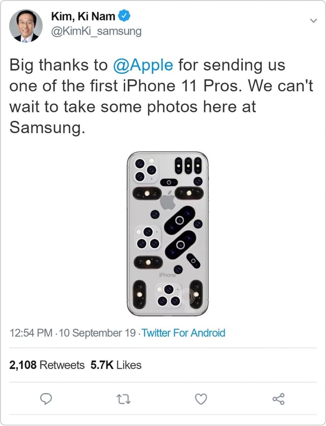 Big thanks to @Apple for sending us one of the first iPhone 11 Pros. We