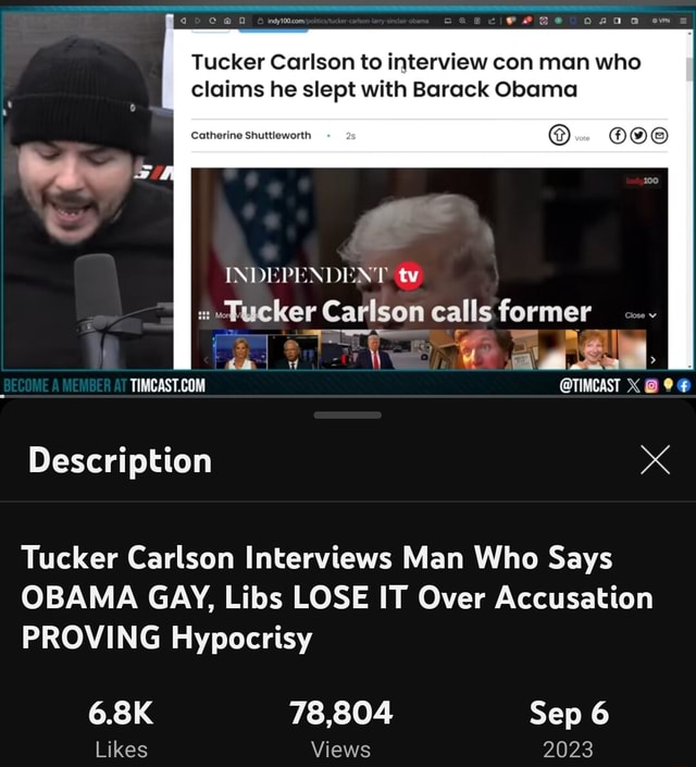 @ PP om Tucker Carlson to interview con man who claims he slept with ...