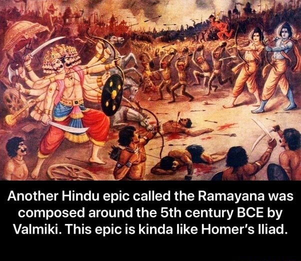 Another Hindu Epic Called The Ramayana Was Composed Around The 5th ...