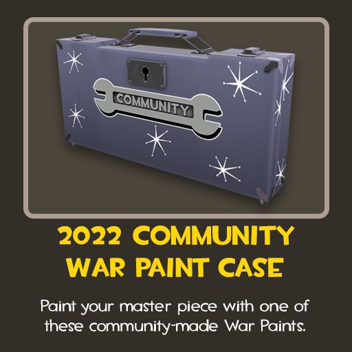 2022 COMMUNITY WAR PAINT CASE Paint your master piece with one of these