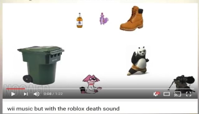 Wii Music But With The Roblox Death Sound - roblox death sound wii music