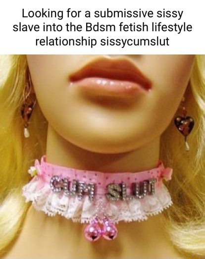 sissycumslut Looking for a submissive sissy slave into the Bdsm fetish lifestyle  relationship sissycumslut - iFunny