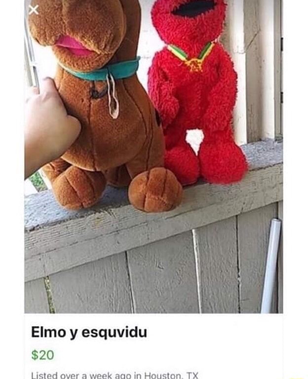 Elmo y esquvidu $20 - iFunny