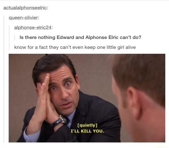 Is mere nothing Edward and Alphonse Elric can