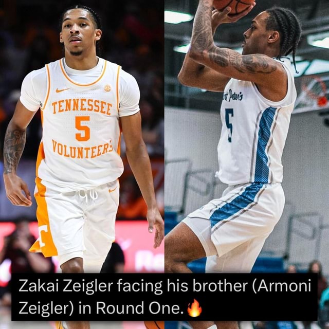 This is awesome. - Zakai Zeigler facing his brother (Armoni Zeigler) in ...