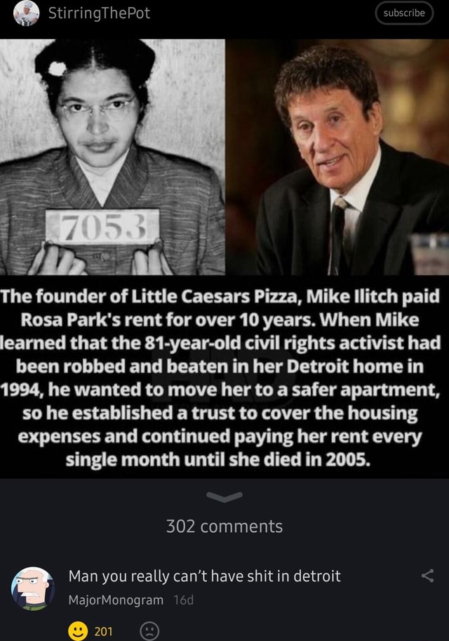 little caesars mike ilitch rosa parks